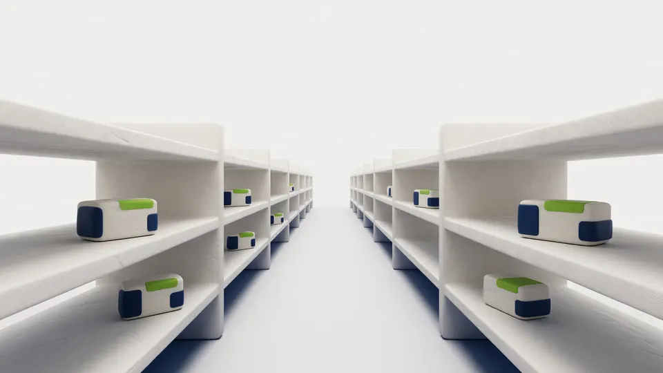 Inventario organizado y disponible